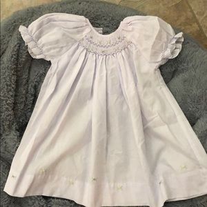 Smocked baby dress
